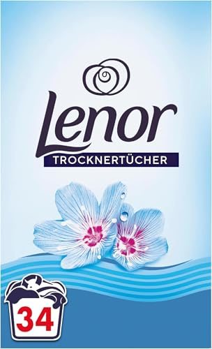 Lenor Trocknertücher Aprilfrisch - 34 Tücher (Packung mit 5)