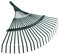 Upgraded 42cm 22 Teeth Steel Fan Rake for Head Replacement for Garden Lawns Patio & Leaves Leaf Moss High Carbon S