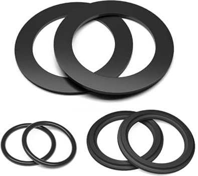 Zeayebsr 6pcs Piscine O-O'Ring pour Intex,joint plat caoutchouc,Piscine Caoutchouc Joints Rondelles Joint rond - pour pièces de piscine Intex 10747,25006,25010,28633,28635 28621 ect