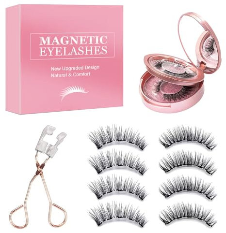 Cosmeria Magnetic Eyelashes Artificial Lashes for a Natural Look, False Lashes with Magnet for Easy Application, Ideal for Everyday Use