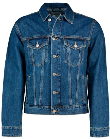 Pepe Jeans Herren REGULAR JACKET Jacke, Blau (DENIM-4U0), M, Blau (DENIM-4U0), M