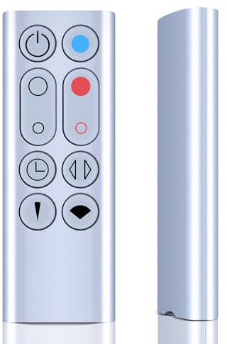 TRUCKON Télécommande de rechange pour Dyson AM09 Hot + Cool Tower Fan Heater (argenté)