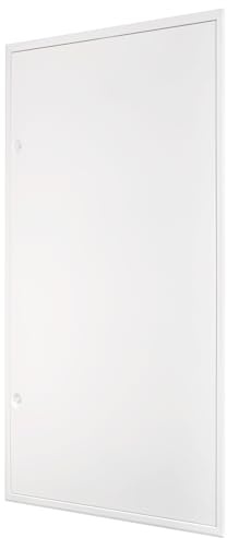 Revisionsklappe 60x100 cm Stahl - 1 mm starke Ausführung mit Vierkantschloss - weiß - MW multi werkzeug