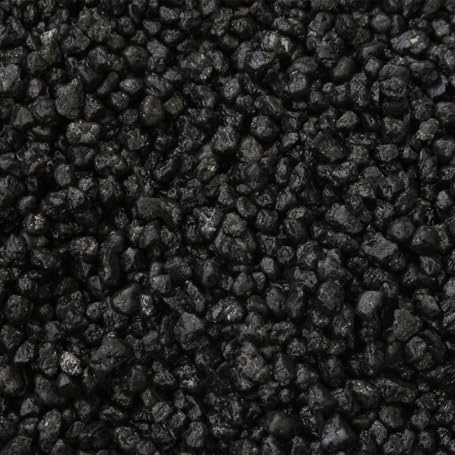 Hanicks Aquarium Gravel & Sand Substrate for Fish Tanks - Natural Stones, 3-5mm, Perfect for Plant Growth (5 kg, Black Gravel)