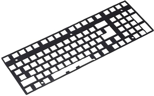 PATIKIL Espuma de teclado de 5 x 15 pulgadas, 98 diseños de teclado de amortiguación de sonido, almohadilla de espuma, interruptores amortiguadores para teclados mecánicos, color negro