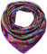 corciova 35 x 35 Satin Square Seide Haarschal Wrap Kopftuch Lila Paisley Lockiges Stirnband Schlafen in der Nacht Mode Bandana