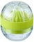 Westmark Pequeño Exprimidor de cítricos con recipiente y tapa, Diámetro: 7,2 cm, Capacidad: 50 ml, Plástico, Fresh and Fruity, Transparente/verde, 30932280