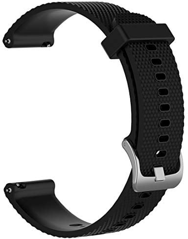 LOKEKE für Timex Expedition Ersatzarmband – 20 mm Ersatz Silikon Armband Armband für Timex Expedition/Wochenende (Siliocne schwarz)