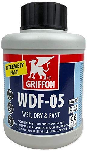 well2wellness® WDF-05 PVC Colle adhésif 500 ML avec Pinceau spécial