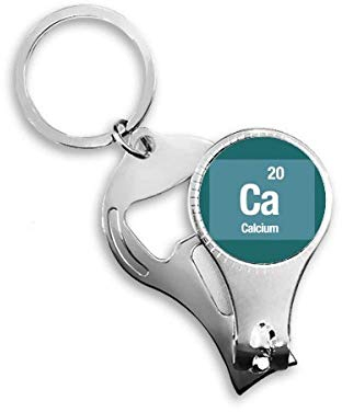 Ca Calcium Chemie Element Wissenschaft Nagel Zange Ring Schlüsselanhänger Flaschenöffner Clipper