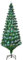 HOMCOM 6FT Multicoloured Artificial Christmas Tree w/Fibre Optic Lights Pre-Lit Modes Metal Stand Star Holder Home Seasonal Decoration