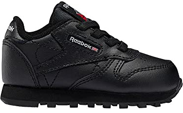 Reebok Unisex Baby Classic Leather Sneaker, Core Black, 22 EU