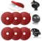 3M VHB Clear Double Sided Acrylic Foam Mounting Tape - 56mm Round Heavy Duty Adhesives Pad, Secure Dash Cam Suction Cup Mount with Center Hole Design - Pack of 6