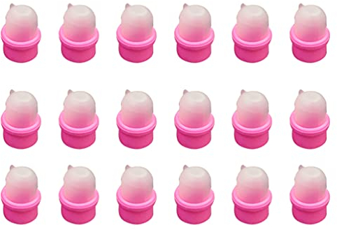 Minkissy 20Pcs Nagel Soaker Kappe Wearable Nail Art Tipps Polish Remover Finger Acryl Einweichen Caps Spitze Fingernagel Tränken off Cap Clip für Hand Nagellack Toten Haut Entfernung