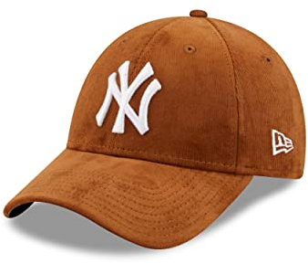 New Era New York Yankees MLB Cap 9Forty Basecap verstellbar Kappe Baseball Cord Damen braun - One-Size