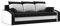 Couch Hewlet mit Schlaffunktion Best Couch mit Bettkasten! (Haiti 17 + Haiti 0)