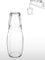 1 Litre Clear Glass Carafe with Tumbler Cup - Bedside Drink Set Desk Top Table Water Juice Beverage Jug Pitcher
