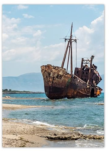 Wandsticker Deko Fotosticker 50x70cm Maritim Meer Schiffe Nr. H7644