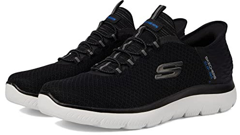 Skechers Men's Summits High Range Hands Free Slip-in Sneaker, Black, 11 Wide