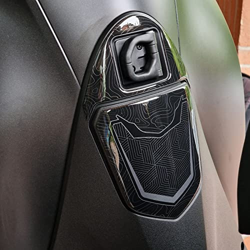 Resin Bike Adesivi Moto Compatibile con Honda SH 125 SH 150 2020-2023. Protezione Scooter Sportello Serbatoio da Urti e Graffi. Adesivi 3D Resinati compatibili con SH125i