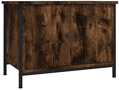 vidaXL TV-Schrank mit Türen Räuchereiche 60x35x45 cm Holzwerkstoff