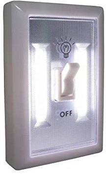 PNJB, Battery Operated LED Night Lights, Cordless COB LED Light Switch, Under The Cabinet Light, Emergency Camping Night Lights, Shelf, Garage, Kitchen, Nightlight & Kitchen RV & Boat (1 PCS)