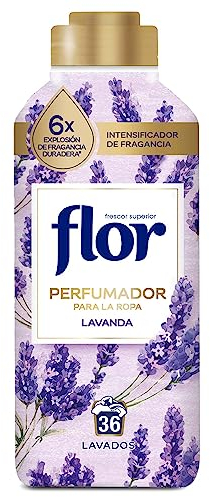 Flor Perfumador para la Ropa con fragancia floral de Lavanda, hasta 36 dosis, 720 ml