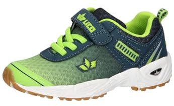 Lico Unisex Kinder Barney Vs Hallenturnschuhe, Lemon Petrol, 40 EU