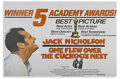 Filmposter One Flew Over The Cuckoo's Nest, 3 Poster, Wandkunst, Gemälde, Leinwanddrucke, Dekor-Poster, Kunstwerke 30 x 45 cm