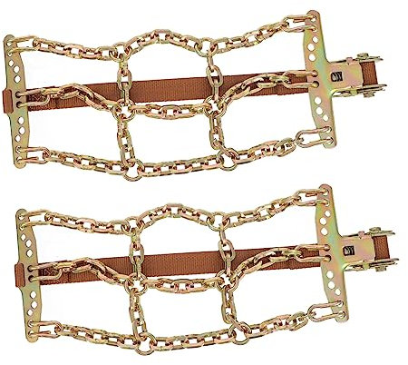 OUNONA Reifenkette Für Auto Schneekette Für Suv-autoreifen Anti-rutsch-schlammkette Autozubehör Für Eis Und Schnee Einfache Montage Ohne Wagenheber Gute Haftung Und Traktion