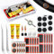 Wothfav Reparatur-Set für Fahrrad, 42 Reparaturflicken, Fahrradreifen, Reparaturset für Fahrradreifen, Reparatur-Set für Fahrradreifen, Reparatur-Set für Reparaturflicken, Reparaturset für Fahrrad-,
