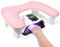 Deciniee Nail Arm Rest Manicure Hand, U-shaped Arm Rest for Nails Nail Art Tools - Hand Rest for Nails for Nail Table Desk - Nail Hand Rest Nail Tech Supplies for Nail Technician Salon - Pink