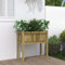 Xichuzi Jardinera con Patas Madera de Pino impregnada 70x31x70 cm, Huerto Urbano Terraza, Jardineras Exterior, Jardineria Maceteros, Mesa De Cultivo, Huerto En Casa - 837562