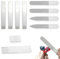 8 pezzi Modeler Basic Tools, Strumenti Per Modellismo Hobbistico, Strumenti per lucidatura Modello Gundam, Lima per lucidatura nano, riutilizzabili e risciacquabili, 3 stili con scatola portaoggetti