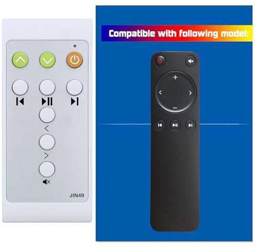 Replacement Remote Control for KEF Speaker System LS50 WlRELESS II,LS60 WlRELESS,LSX II,LSX II LT (with Oversized Buttons)