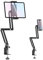 urmust Tablet Holder Mount with Extendable Arm,Multi-Node Adjustable Tablet Stand for 4.9-13 Phone Galaxy Tab-Universal iPad Mount with 360°Rotating Base Foldable Phone Holder for Bed, Desk & Work