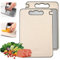 Planche a Decouper en Titane, Planche a Decouper Inox, Planche à Découper Double Face, Planche à Découper en Acier Inoxydable, Titanium Board, Planches à Découper en Titàne, pour Viande, Fruits