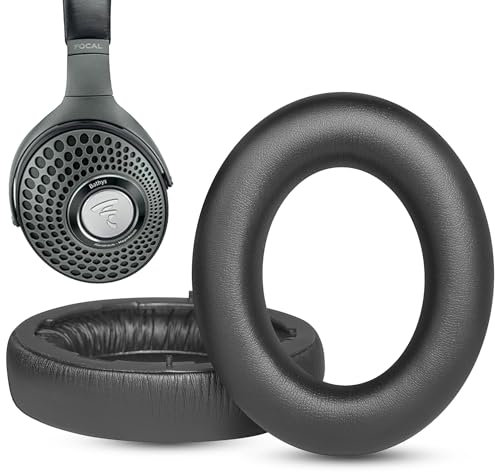 Coussinets d'oreille DowiTech de Remplacement Compatibles avec Les écouteurs Focal Bathys Haute Fidélité Bluetooth – Confort amélioré & Isolation phonique