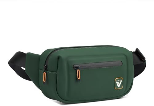 RONCATO BE-DRY Marsupio Impermeabile – 13x26x6 cm – Design Moderno e Compatto per Tempo Libero, Viaggi e Outdoor | Waterproof - Verde Foresta