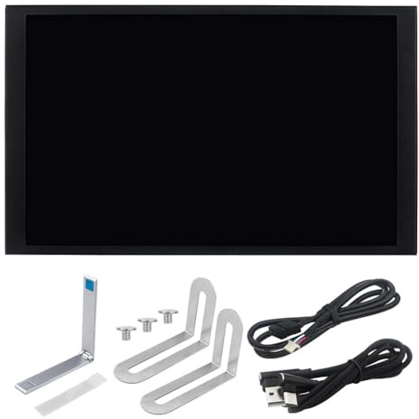 Koolenry Small Portable Monitor 8 Inch IPS Screen 1280x800 with Interface,for DIY Secondary Display or PC Case Internal Use