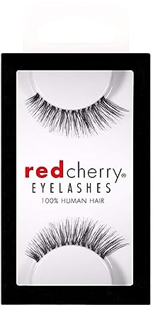 Red Cherry - Falsche Wimpern Nude Onyx - Echthaar