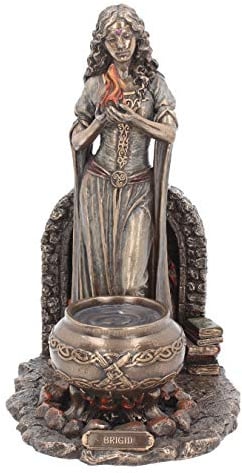 Nemesis Now Brigid Figurine, Bronze, 24.5cm