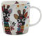 Maxwell & Williams - Tazza con mucca Betsy, in porcellana, multicolore, Porcellana, Zafara (Giraffe)