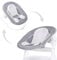 hauck 2in1 Babywippe & Neugeborenenaufsatz für Alpha+ & Beta+ Holzhochstuhl Alpha Bouncer 2in1, für Babys ab Geburt bis 9 kg, mit 3-Punkt-Hüftgurt, Sitzverkleinerer und Wippgestell (Stretch Grey)