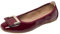 ANUFER Women's Soft Ballet Flats Square Toe Slip-On Walking Shoes Burgundy DX2830 UK6