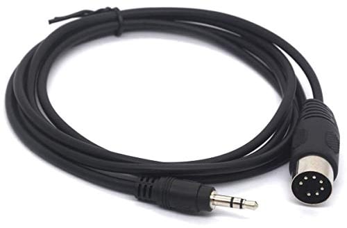 OpenII Cable estéreo de 7 pines DIN Midi a 3,5 mm de 1/8 pulgadas para iPod, iPhone, MP3 a Bang & Olufsen, Naim, Quad Stereo Systems (1 metro)