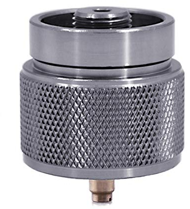 Lixada Campingkocher Adapter 1LB Propan Kleintank Eingang EN417 Lindal Ventil Ausgang