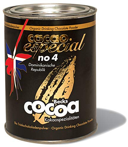 Becks Cocoa Trinkschokolade Bio Fairtrade Cacao Especial No4 Dominikanische Republik 250 g