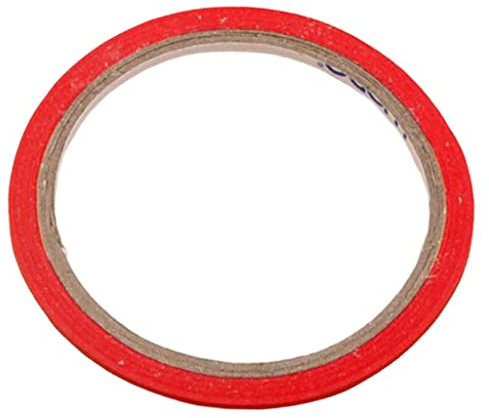 F Fityle 10 Rollen Klebeband für Whiteboards, Linienband Konturband, selbstklebend, dünne Nadelstreifen, Rasterband, rot