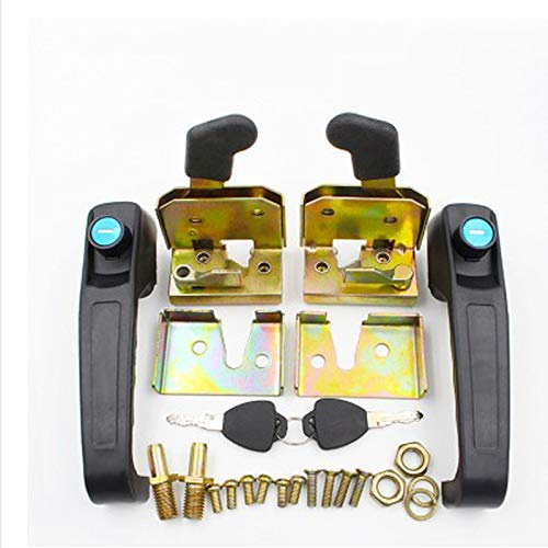 Gabelstapler Türschloss Gabelstapler Loader Engineering Fahrzeugzubehör 502 Türschloss Elektrische Dreirad Türschloss Eine offene zwei öffnen (Color : E)